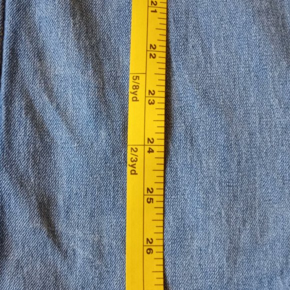 Imogene + Willie Leah Washed Pearl Snap Shirt Denim Small - Picture 9 of 12